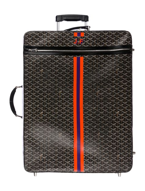 goyard luggage trolley.